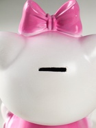 Копилка для денег «Киска с бантом розовым», гипс, 17.5×12.5×11.5 см - фото 809259200