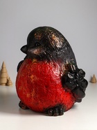 Копилка для денег «Снегирь», полистоун, с глиттером, 36×34 см - Фото 1