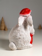 Копилка для денег «Зайчик с мешком», полистоун, с глиттером, 28 см - Фото 3