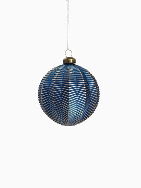 Набор ёлочных шаров «Вестон», d=8 см, 6 шт., галант, синий