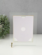 Фоторамка для фото 10×15 см «Золотой кант», стекло, вертикальная, прозрачная, 15.5×20.5 см - Фото 4