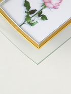 Фоторамка-коллаж на 2 фото 10×15 см «Золотой кант», стекло, вертикальная, закруглённая, прозрачная, 28×20.5 см - Фото 3