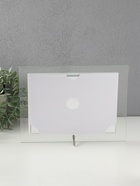 Фоторамка для фото 15×20 см «Серебряный кант», стекло, горизонтальная, выгнутая, прозрачная, 25.5×21 см - Фото 4