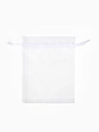 Мешочек подарочный, набор 20 шт. 10×12 см, органза, белый - фото 809284245