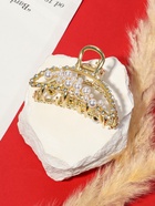 Крабик для волос «Абриль», 6 см, золотистый - Фото 2