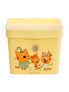 Ящик для хранения детский, с крышкой, 2.3 л, Три Кота - Фото 3