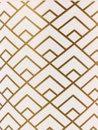 Кашпо для цветов «Золотое напыление», 1.6 л, d=14 см, h=15.5 см, белое, золотистое - фото 809416950