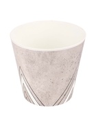 Кашпо для цветов «Чёрно - белый стиль», 800 мл, d=12 см, h=11 см, серое 10920451