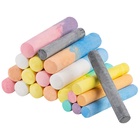 УЦЕНКА Мелки для рисования, 13 толстых, двухцветных мелков и 8 средних - Фото 2