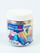 УЦЕНКА Мелки для рисования, 13 толстых, двухцветных мелков и 8 средних - Фото 4