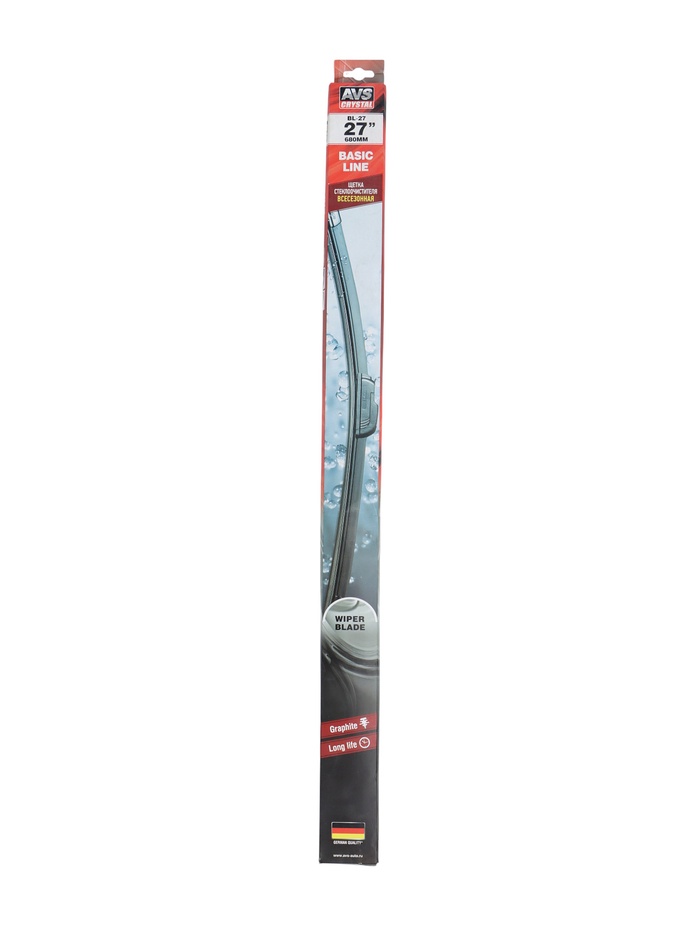 УЦЕНКА Щетка стеклоочистителя AVS Basic Line BL-27, 27"/ 680 мм, бескаркасная - Фото 1