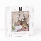 УЦЕНКА Скатерть "Этель" Winter holidays d=150см +/-3см с ГМВО, 100% хл, саржа 190 гр/м2 - Фото 4