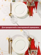 УЦЕНКА Скатерть Этель «Щелкунчик» 150×180 см, с ВГМО, 100% хл, саржа 190 г/м² - Фото 3