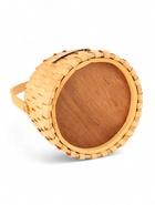 Корзина плетёная для хранения, 17×17×12 см, ручка h=13 см, натуральный цвет, Greengo - фото 23595597