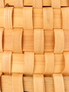 Корзина плетёная для хранения, 17×17×12 см, ручка h=13 см, натуральный цвет, Greengo - фото 23595594