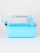 Клетка-переноска для грызунов, 23×17×16 см, пластик, бирюзовая - Фото 5