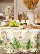 УЦЕНКА Скатерть «Этель» Еaster d=148 см ±3 см, 100% хл, саржа 190 г/м² - Фото 4