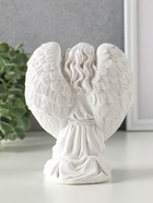 Фигурка полистоун «Девушка-ангел - обниму тебя крыльями», белый, 12.5×9×15 см - фото 58175305