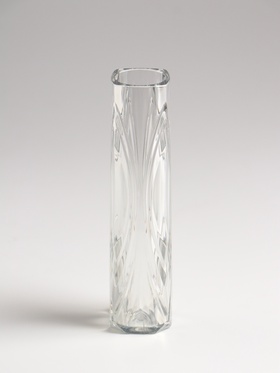 Ваза «Вердад», 14?3.5 см, пластик, прозрачная (комплект 2 шт)