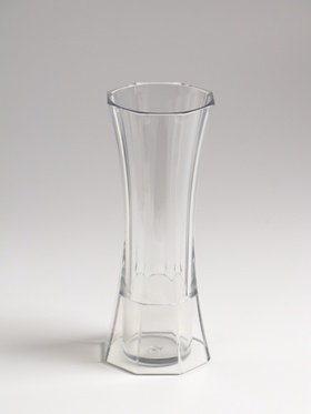 Ваза «Белита», 17.5×6.5 см, пластик, прозрачная