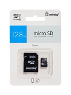 Карта памяти micro SDXC Smartbuy, 128 Гб, класс 10, UHS-1, с адаптером SD  (артикул 10940727)  большой выбор товаров оптом и в розницу по низким ценам с доставкой
