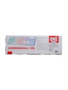 Клавиатура Smartbuy ONE 250, проводная, мембранная, 104 клавиши, USB, с подсветкой, белая - Фото 6
