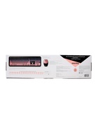 Комплект клавиатура и мышь Smartbuy SBC-666395AG-KP, беспроводной, USB, 1хАА, чёрно-розовый - Фото 13