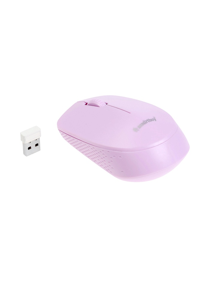 Мышь Smartbuy ONE 202AG-V, беспроводная, 3 кнопки, 1200 dpi, USB, 1хАА, фиолетовая - Фото 1