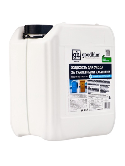 Жидкость по уходу за туалетными кабинами Goodhim, зимний концентрат, 5 л