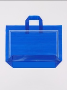 Пакет с петлевой ручкой, полиэтиленовый, синий 45×35×8 см 80 мкм - Фото 3