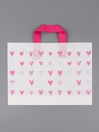 Пакет с петлевой ручкой «Сердечки», полиэтиленовый, 35×25×8 см 80 мкм (50 шт) - фото 809259946