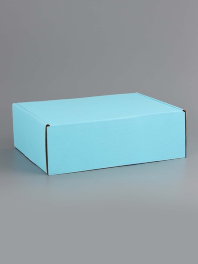 Коробка складная «Голубая» для подарков, хранения и отправки посылок, 27×21×9 см