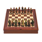 УЦЕНКА Шахматы сувенирные «Робин Гуд», h короля-8 см, h пешки-6 см, 36×36 см - Фото 1