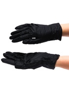 УЦЕНКА Перчатки saf&ty виниловые чёрные 3 г M 50 пар/уп - Фото 1