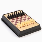 УЦЕНКА Настольные игры магнитные 5 в 1, шахматы, шашки, шашматы, лудо, змеи и лестницы 16.5 х 12 см 10943335