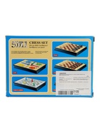 УЦЕНКА Настольные игры магнитные 5 в 1, шахматы, шашки, шашматы, лудо, змеи и лестницы 16.5 х 12 см 10943335