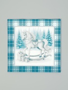 Салфетки бумажные трёхслойные «Скатерть с лошадью на зеленом», 33×33, 20 шт. - фото 809260046