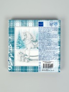 Салфетки бумажные трёхслойные «Скатерть с лошадью на зеленом», 33×33, 20 шт. - фото 809260048