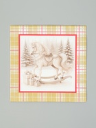 Салфетки бумажные трёхслойные «Скатерть с лошадью на золоте», 33×33, 20 шт. - фото 809260060