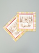 Салфетки бумажные трёхслойные «Скатерть с лошадью на золоте», 33×33, 20 шт. - фото 809260064