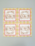 Салфетки бумажные трёхслойные «Скатерть с лошадью на золоте», 33×33, 20 шт. - фото 809260065