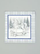 Салфетки бумажные трёхслойные «Скатерть с лошадью на серебре», 33×33, 20 шт. - фото 809260074