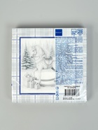 Салфетки бумажные трёхслойные «Скатерть с лошадью на серебре», 33×33, 20 шт. - фото 809260076