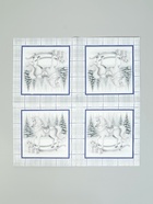 Салфетки бумажные трёхслойные «Скатерть с лошадью на серебре», 33×33, 20 шт. - фото 809260079