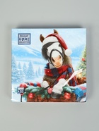 Салфетки бумажные трёхслойные «Красавица лошадка», 33×33, 20 шт. - фото 809260101