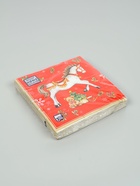 Салфетки бумажные трёхслойные «Новогодняя лошадка. Красный фон», 33?33, 20 шт. (комплект 3 шт) - фото 58057306