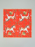 Салфетки бумажные трёхслойные «Новогодняя лошадка. Красный фон», 33?33, 20 шт. (комплект 3 шт) - фото 58057308