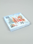 Салфетки бумажные трёхслойные «Дед мороз с друзьями», 33×33, 20 шт. - фото 809260117