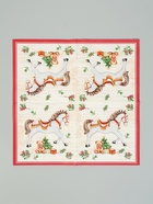 Салфетки бумажные трёхслойные «Новогодняя лошадка. кремовый фон», 24х24, 25 шт (комплект 5 шт) - фото 60172336