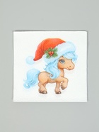 Салфетки бумажные однослойные «Символ года», 24×24, 40 шт. - Фото 2